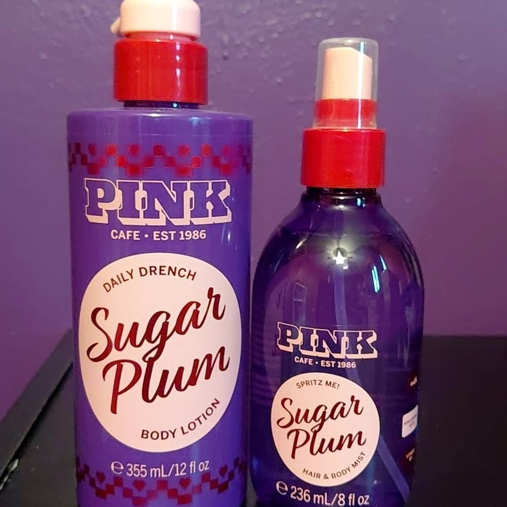 Pink Sugar Plum Body Lotion and Mist Set